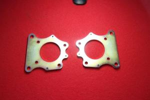 KIT PIASTRE PORTA PINZE POST. PER FIAT CINQUECENTO