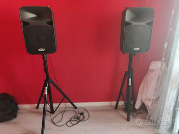 casse acustiche attive samson d412 400W