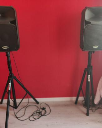 casse acustiche attive samson d412 400W