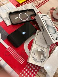 Iphone 15 128gb nero come nuovo scontrino garanzia