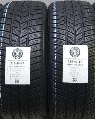 4 GOMME 215 40 17 BARUM A61575