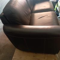 MESTRE - DIVANO IN PELLE 3 POSTI PERFETTO