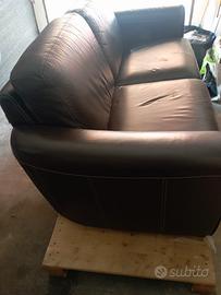 MESTRE - DIVANO IN PELLE 3 POSTI PERFETTO