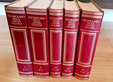 5 volume Dizionario Treccani