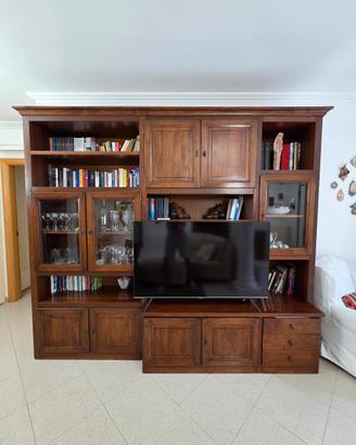 Parete attrezzata in Legno Noce