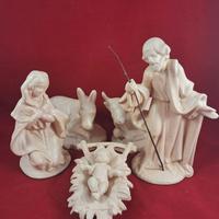 presepe 30 cm statue ceramica di Faenza completo