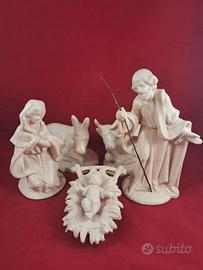 presepe 30 cm statue ceramica di Faenza completo
