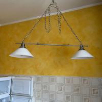 Lampadario in ferro battuto
