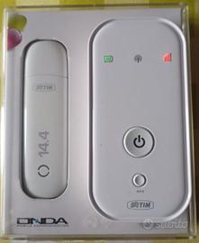  Wi-Fi saponetta Tim HSDPA ONDA+Chiavetta internet