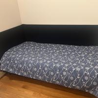 Letto per bambini  schienale angolare + Materasso