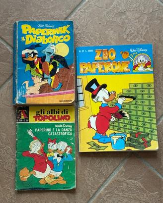 Zio paperone, gli albi di topolino, paperinik