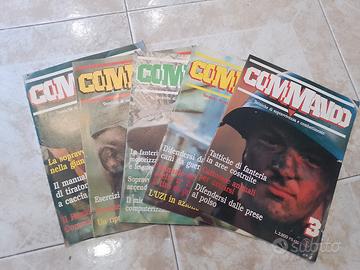 Riviste Commando fine anni 80