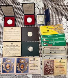 Lotto 500 lire argento + 1000 lire