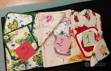 set tessile per cucina