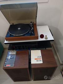 Piatto giradischi Lenco L75S amplificatore e casse