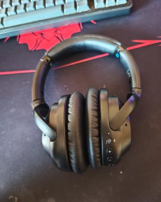 Cuffie Bluetooth Over-Ear con ANC – Nero