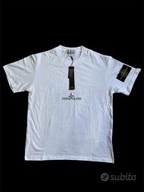 T-Shirt Stone Island Bianca Originale