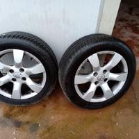 2 cerchi in lega Peugeot 307