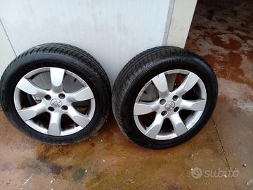 2 cerchi in lega Peugeot 307
