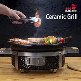Egg kamado grill camper