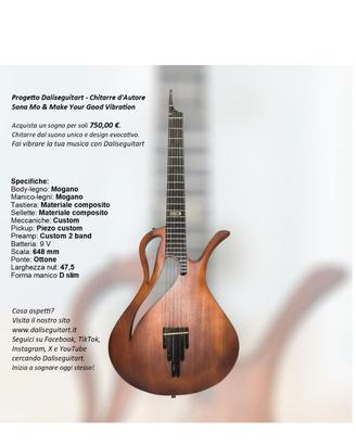 CHITARRA  NYLON SOLID BODY EDM1 BROWN