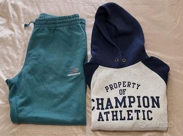 New Balance/Champion Tuta Taglia M Uomo