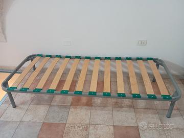 rete letto singol  80x190x30 con / senza materasso