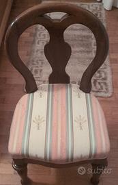Sedia vintage + Set 3 tappeti beige per camera