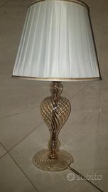 Lampade da Comodino Elegante in Cristallo Soffiato