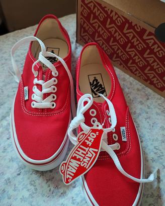 Vans off the Wall nuove con cartellino, numero 8,5