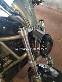 HARLEY V ROD PIASTRE SPECIALI CON OFF SET -10mm
