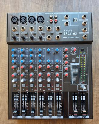 Mixer 10 Canali the t.mix 1002 fx usb + Case