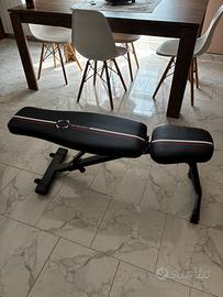 Panca palestra + pesi e bilanciere