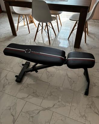 Panca palestra + pesi e bilanciere