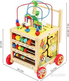 Primi passi carrello legno