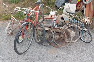 Ricambi moto bici epoca blocco mercatino Bianchi 