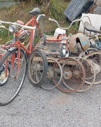 Ricambi moto bici epoca blocco mercatino Bianchi 