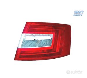FANALE DX SKODA OCTAVIA 4P 13-17 BIANCO ROSSO