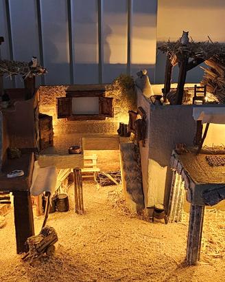 Presepe fatto a mano