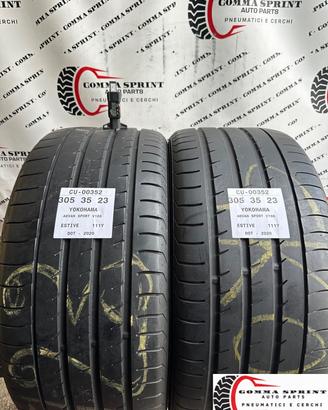 2 PNEUMATICI 305/35 R23 YOKOHAMA ESTIVE