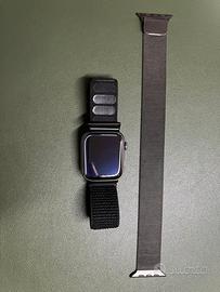 Apple Watch Serie 7 Acciaio 45mm + Maglia milanese