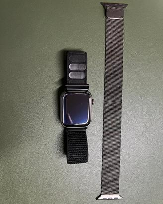 Apple Watch Serie 7 Acciaio 45mm + Maglia milanese