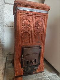 Stufa a legna in terracotta