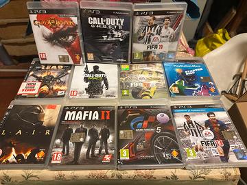 Lotto di 11 giochi PS3