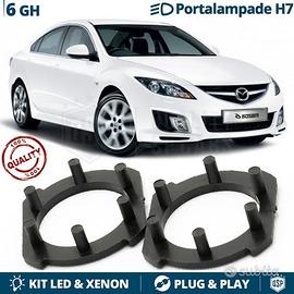 ADATTATORI PER MAZDA 6 GH Montaggio Lampade LED H7