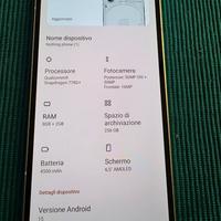 Nothing Phone (1) Bianco 8/256GB - Come Nuovo
