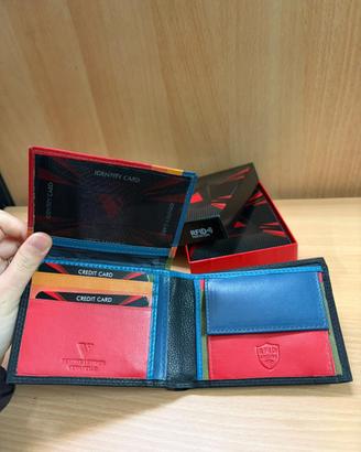 Portafoglio rfid vera pelle