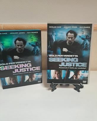 Seeking justice - solo per vendetta dvd