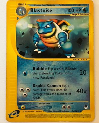 Carta Pokemon Blastoise
