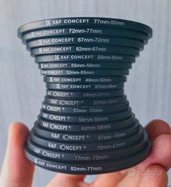 Set di anelli Step Up + Down (37-82mm)